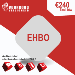 Vuurrood Veiligheid EHBO cursus actiecode